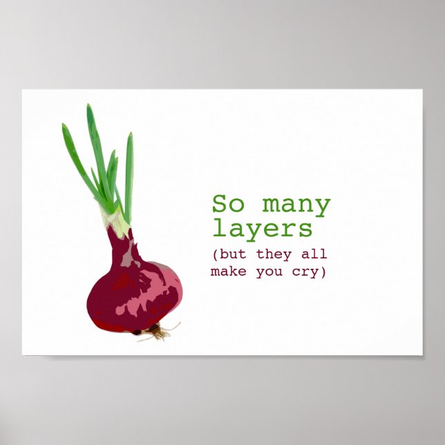 Poster A cebola complicada (Frente)