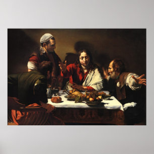 Póster A ceia em Emmaus