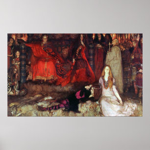 Póster A cena do jogo em "Hamlet "