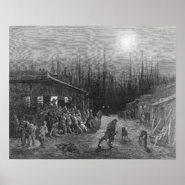 Póster A Cena Noturna das Docks (Frente)