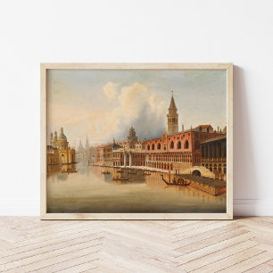 Poster A cena veneziana   Johann Wilhelm Jankowsky