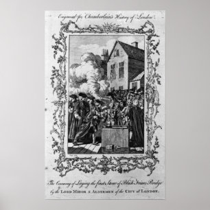 Póster A cerimónia da colocação
