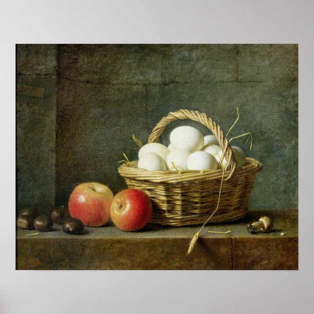 Póster A cesta dos ovos, 1788 (Frente)