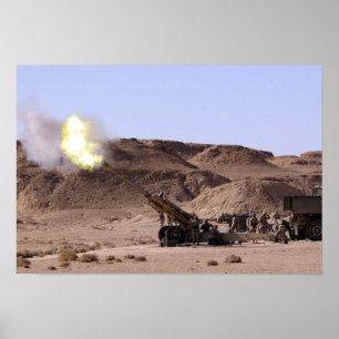 Poster A chama e o fumo emergem do focinho