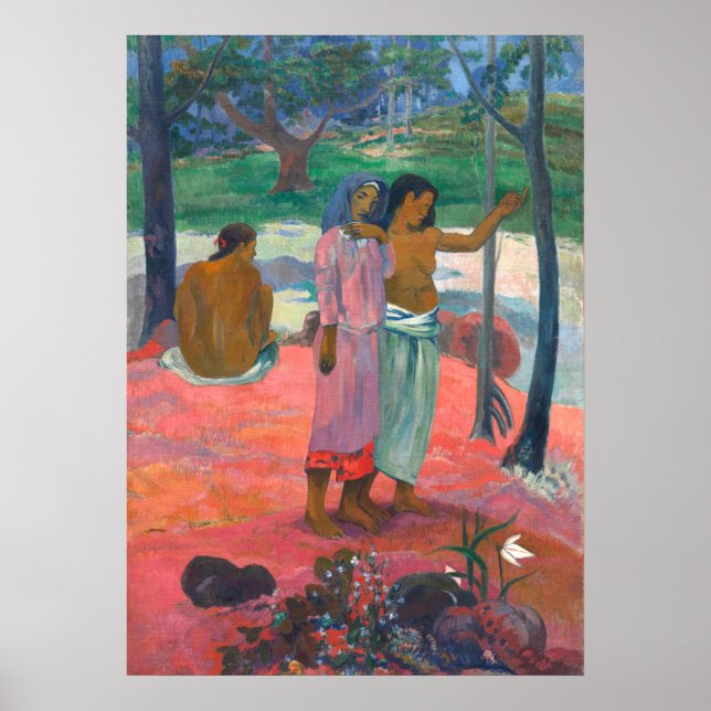 Poster A Chamada, 1902 por Paul Gauguin  (Frente)