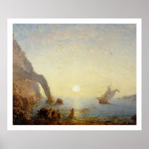 Póster A chamada das sirenes (óleo em canvas)