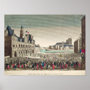 Póster A chegada do duque de Orleans