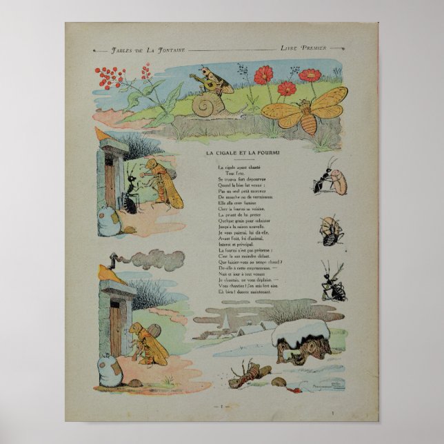 Póster A Cicada e a Formiga das Fábricas (Frente)