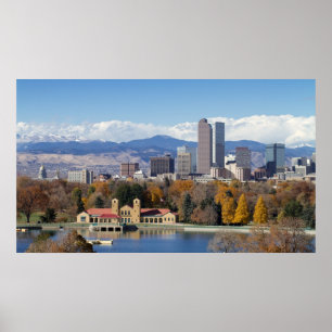 Poster A cidade alta da milha de Denver, Colorado