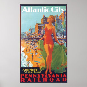 Póster A cidade atlântica de todo o ano
