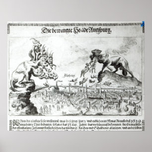 Poster A cidade de Augsburg forçou para aceitar o