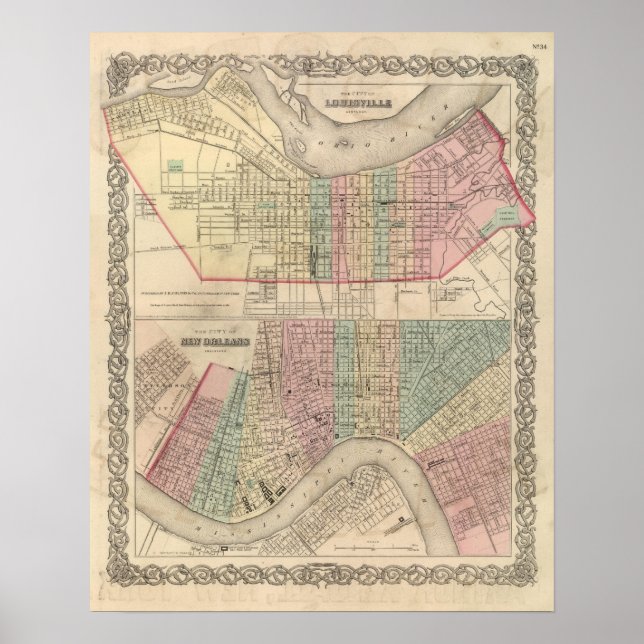 Póster A cidade de Louisville, Kentucky (Frente)