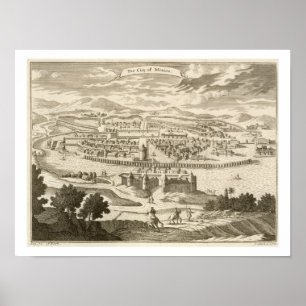 Póster A cidade de México, 1723 (gravura)
