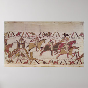 Poster A cidade de soldados de Rennes e de duque William