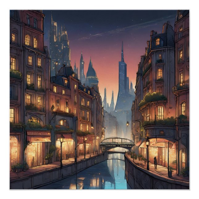 Póster a cidade dos sonhos (Frente)