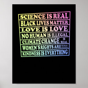 Poster A Ciência É Real - Vidas Negras - O Amor É O Amor