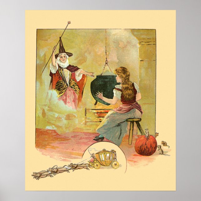 Poster A Cinderela e Sua Fada Madrinha (Frente)