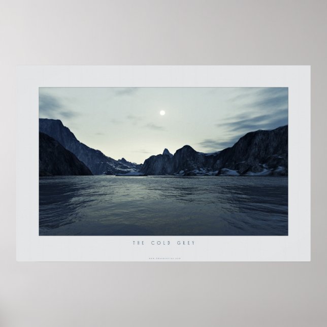 Póster a cinza fria (Frente)