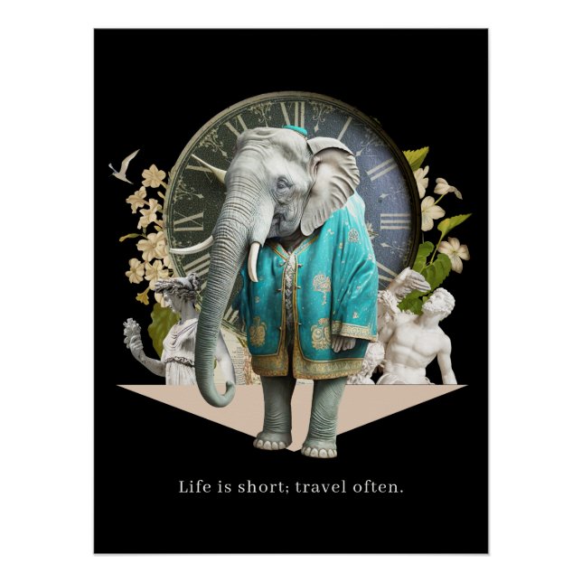 Póster A citação do Viagem do Viajante Aventurado (Frente)