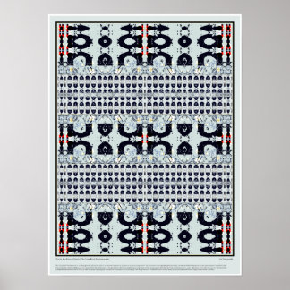 Poster A clareza é uma peça estática