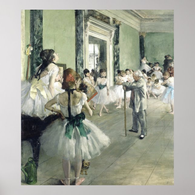 Poster A Classe de Balé Edgar Degas (Frente)
