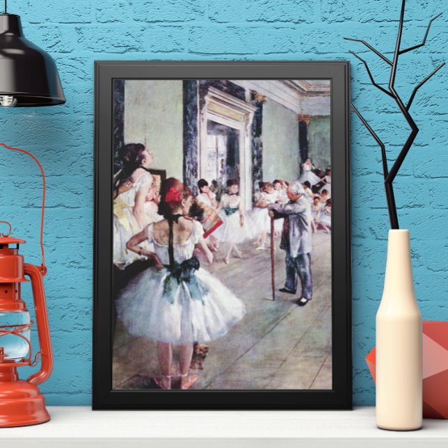 Poster A classe de dança de Edgar Degas, Arte Balé de Vin (Criador carregado)