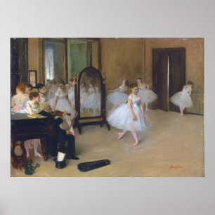 Poster A classe de dança - Edgar Degas