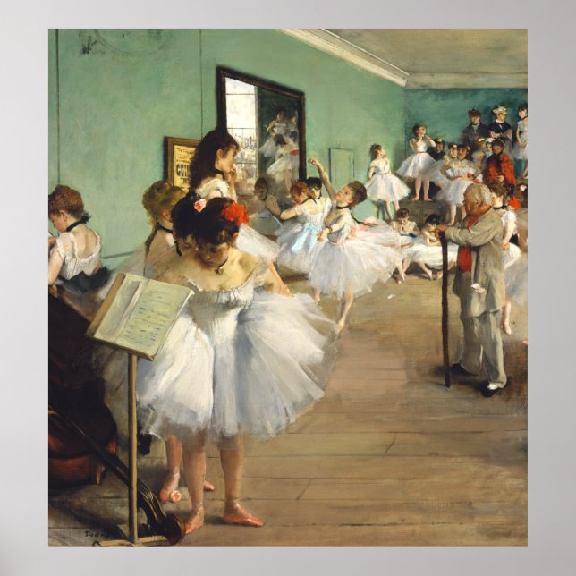 Poster A classe de dança Edgar Degas (Frente)