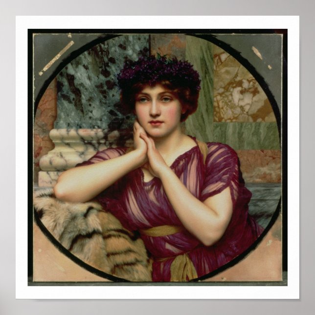 Póster A Classical Beauty, 1901 (óleo na canvas) (Frente)