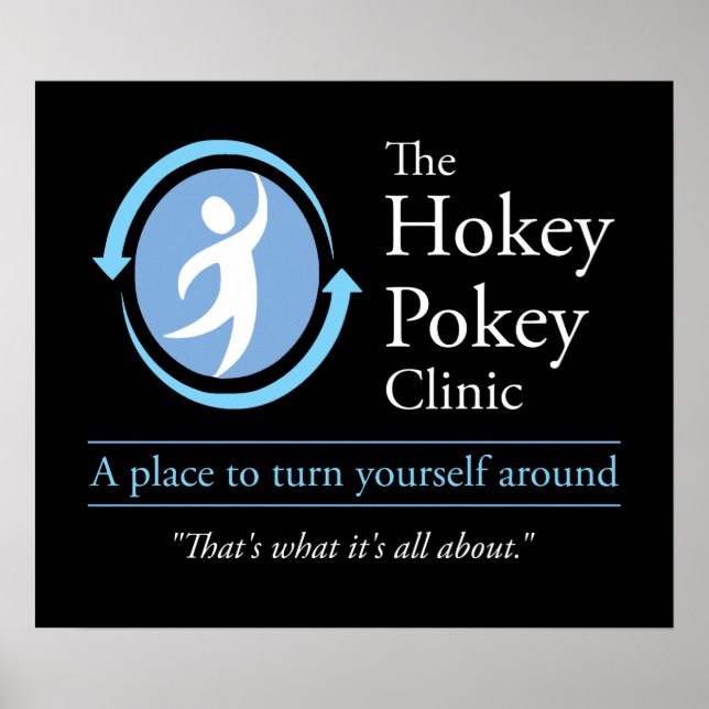 Póster A Clínica Hokey Pokey (Frente)