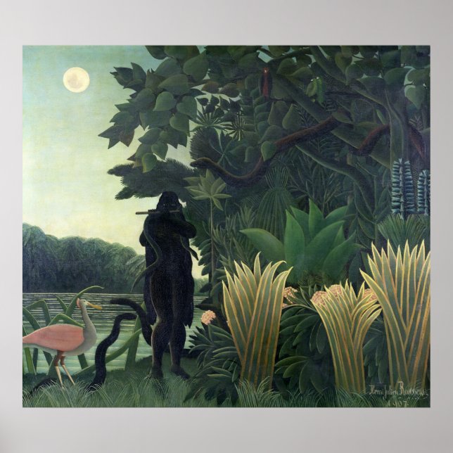 Poster A Cobra Charmer, 1907 (Frente)