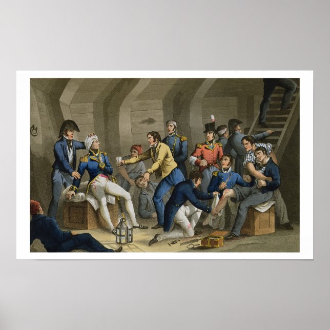 Poster A Cockpit, Batalha do Nilo, mostrando Nelson (Frente)