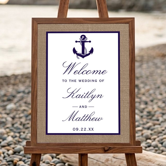 Poster A Coleção de Casamento na Praia com Âncora da Mari (Criador carregado)