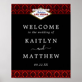 Poster A Coleção de Casamentos de Las Vegas do Damask Gli