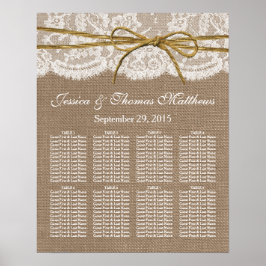 Póster A Coleção de Casamentos do Arco Rustic Twine