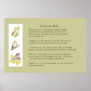 Póster A coleção não é coragem receosa das escrituras