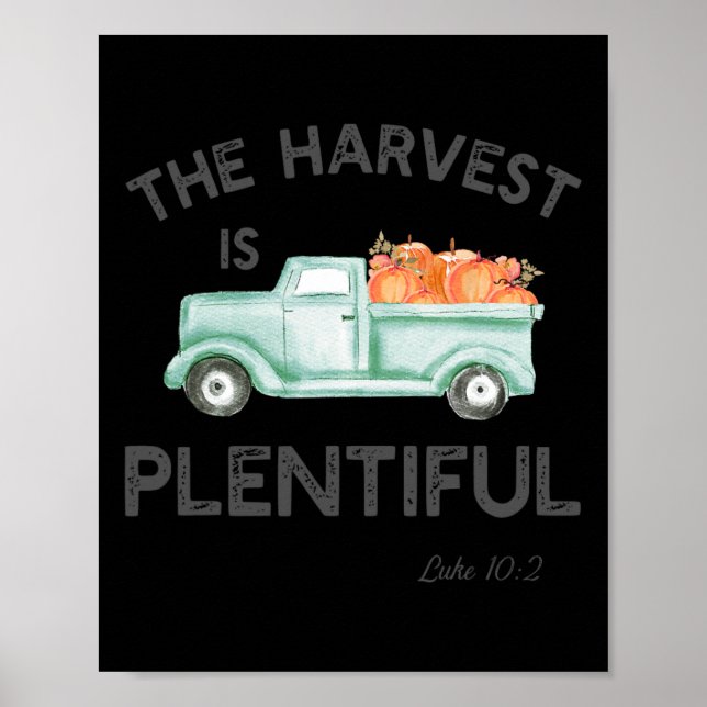 Poster A Colheita É Uma Grande Queda Cristã No outono 1 (Frente)