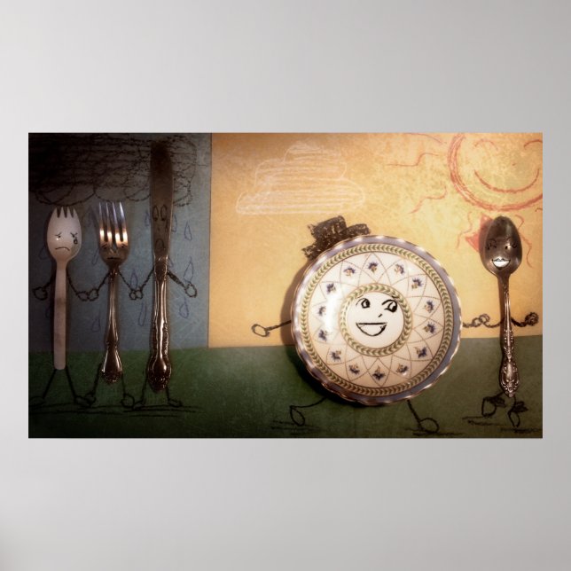 Poster A Colher Fugiu Com a Colher de Sopa (Frente)