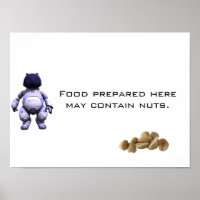 A comida preparada aqui pode conter loucos.