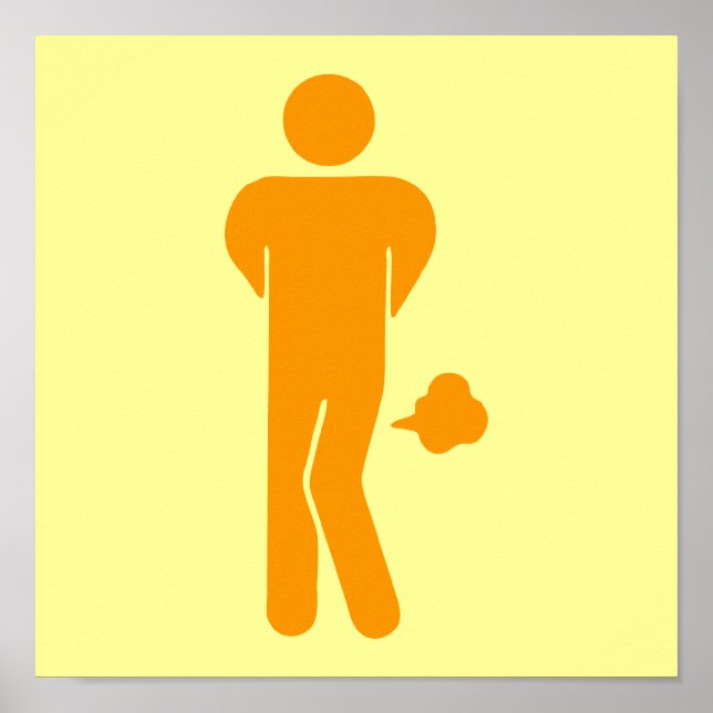 Póster A COMIDA THAI PODE SER ESPIONOSA ⚠ Sinal Engraçado (Frente)