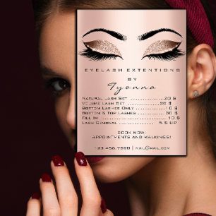 Poster A composição Dourado da pele do rosa do rosa Eye