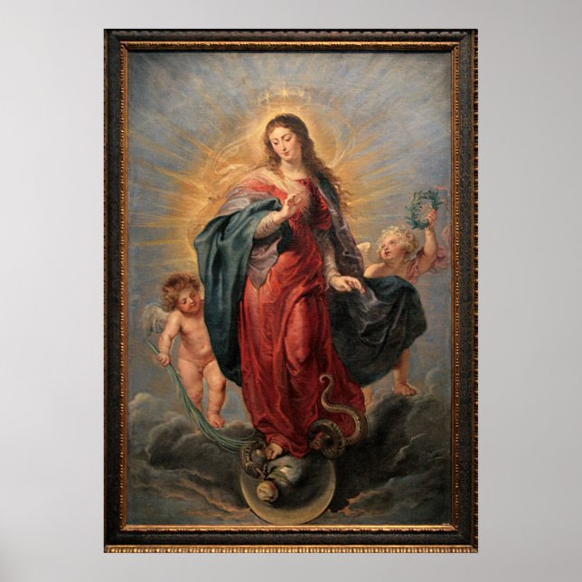 Poster A Concepção Imaculada (Frente)