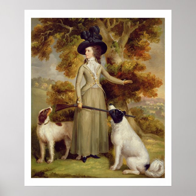 Poster A Condessa de Effingham com Arma e Fotos (Frente)