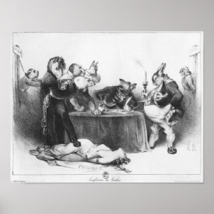 Póster A conferência de Londres, 1832