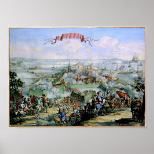 Poster A conquista dinamarquesa de Kristianstadt 1675