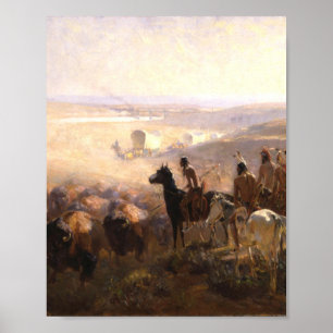 Poster A Conquista do Prarie por Irving R. Bacon