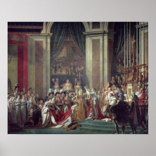 Póster A consagração do imperador Napoleon