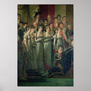 Póster A consagração e o Josephine de Napoleon