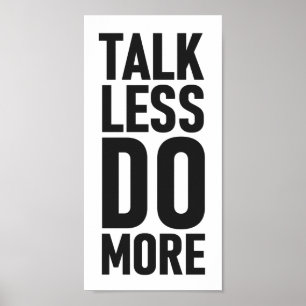 Poster A conversa faz menos mais citações inspiradores