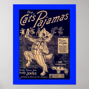 Poster A cópia do cobrir da partitura do vintage dos